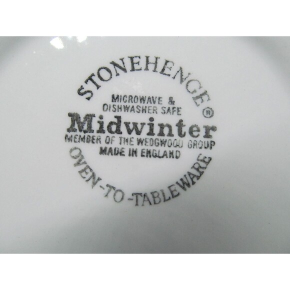 Midwinter Stonehenge White 6 1/2" Coupe Soup Bowl VGC   Quality Made In England - Picture 5 of 6
